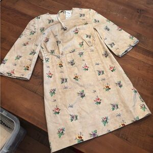 SPORTMAX cotton mini floral dress